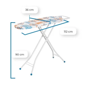 Tábua De Passar Roupa 5001 Madeira MDF (Maior) – Forro Estampado