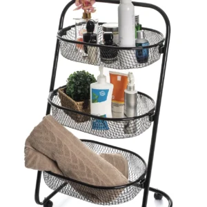 Fruteira De Chão Em Aço – Preto