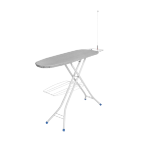 Tábua De Passar Roupa 1001 Top Plus Em Aço (Média) – Forro Térmico Cinza