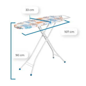 Tábua De Passar Roupa 1001 Tri Plus Em Aço (Média) – Forro Estampado