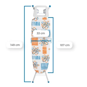 Tábua De Passar Roupa 1001 Tri Plus Em Aço (Média) – Forro Estampado