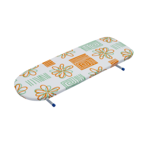 Tábua De Passar Roupa Portátil Em Aço – Forro Estampado