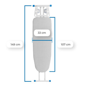 Tábua de Passar Roupa 1001 Mix Plus (Media) – Forro Térmico Cinza