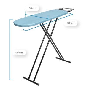 Tábua De Passar Roupa Turquia Em Aço (Menor) – Forro Térmico Azul