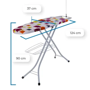Tábua De Passar Roupa 2001 Top Plus Em Aço (Maior) – Forro Estampado