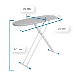 Tábua De Passar Roupa Pluma Mix Plus (Menor) – Forro Térmico Cinza