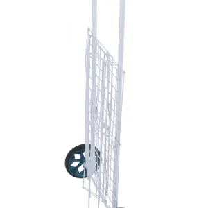 Carrinho De Compras Em Aço – Branco