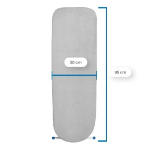 Tábua De Passar Roupa Portátil Em Aço – Forro Térmico Cinza